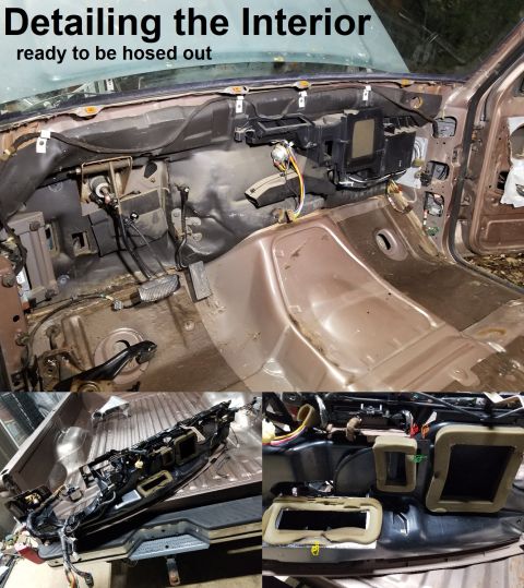 1993 Ford F-250 - This is how I detail a vehicle. Since the steering column needs repair, I pulled it to swap for the (better) one from my totalled '94 CV, a…