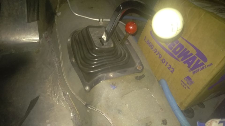 Mid 60s Hurst shifter with Reverse lock out