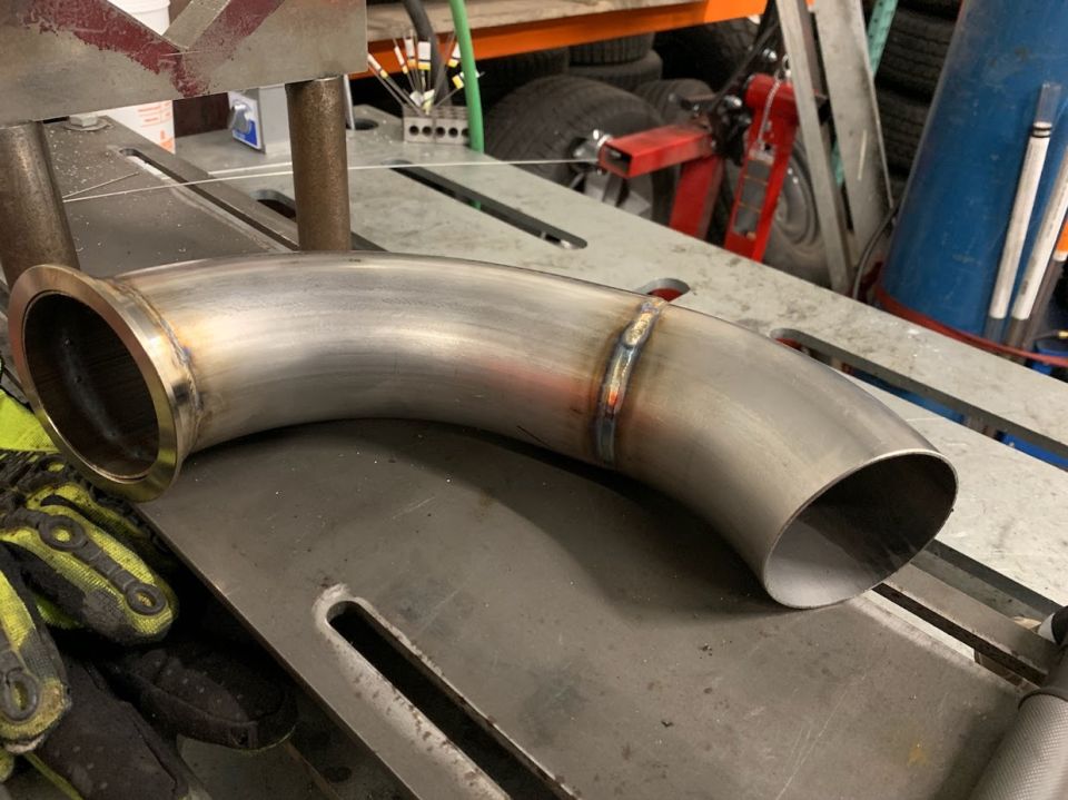 20200115 - Downpipe has been started