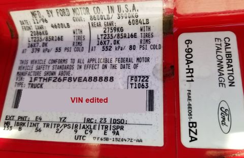 1997 Ford F-250 - VC Label [url=https://www.supermotors.net/registry/media/72354] https://www.supermotors.net/getfile/72354/thumbnail/doorsticker.jpg Build d…