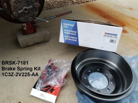 1997 Ford F-250 - There's no reason to cheap-out on brake parts when Ford/MotorCraft is so affordable & available. BRSK-7181 was under $15. I only bought BD6…