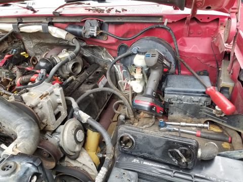 1997 Ford F-250 - While working down to the valve cover, I found the breather O-rings were swollen, and one was out-of-place, so I ordered some new ones ( F4…