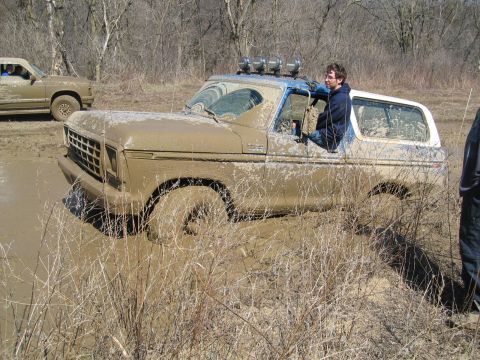 1978 Ford Bronco - ok I'll admit it I got stuck once.