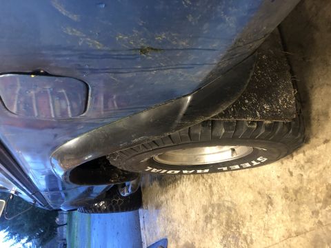 1979 Ford Bronco - Rear Before, note the mud flap