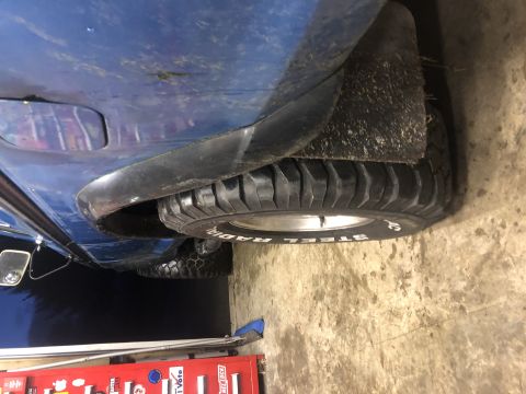 1979 Ford Bronco - Rear After, note mud flap
