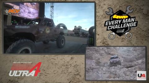 1985 Toyota Hilux - Off-road pickup truck with large tires and custom modifications is shown.