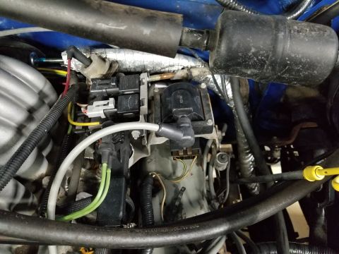 1989 Ford Bronco - I've never seen insulation around the fuel lines, so I assume that's not factory. As with many trucks this age, the wire insulation is shri…