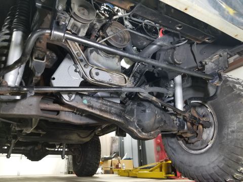 1989 Ford Bronco - The smog pump is gutted - it spins freely. The transmission cooler hose appears to have been replaced with the wrong type of hose. The RFI…