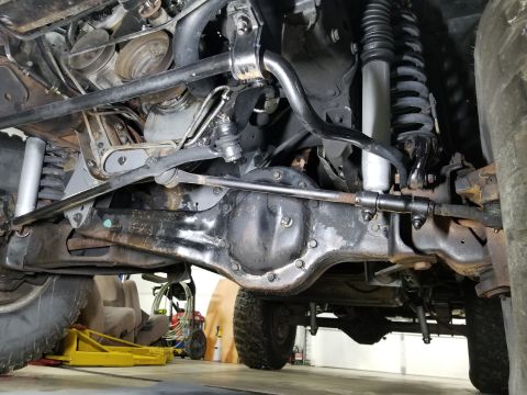1989 Ford Bronco - The smog pump is gutted - it spins freely. The transmission cooler hose appears to have been replaced with the wrong type of hose. The RFI…