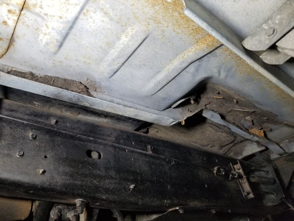 The frame & some of the suspension have been painted gloss black, but the body wasn't cleaned.