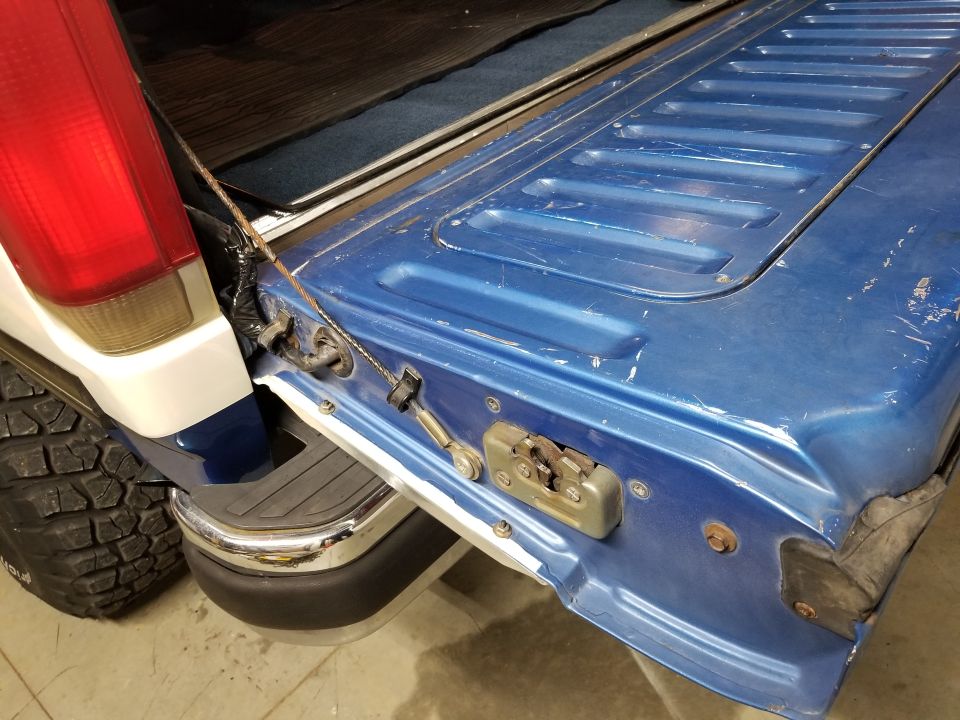 Typically rusty t/g cables, and taped-up wiring.