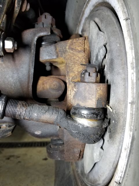 1989 Ford Bronco - There is no detectable wear in the tie rods, but the Left ball joints are VERY loose. The Right BJs seem OK. UPDATE: Turns out, not only ar…