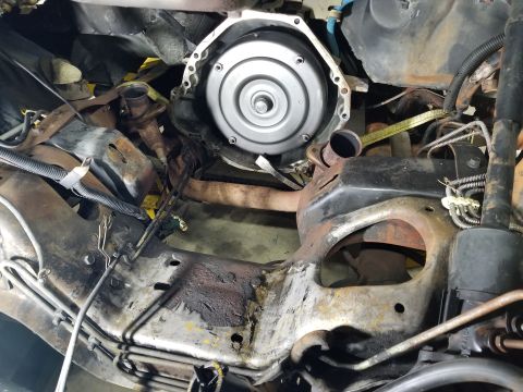 1996 Ford Bronco - Engine out