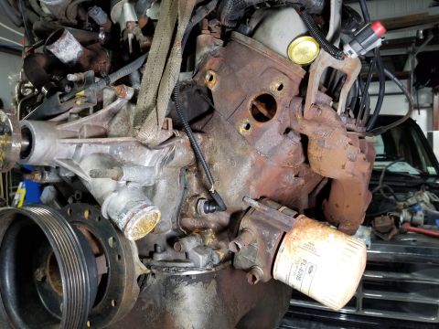 1996 Ford Bronco - Left head front bore looks OK