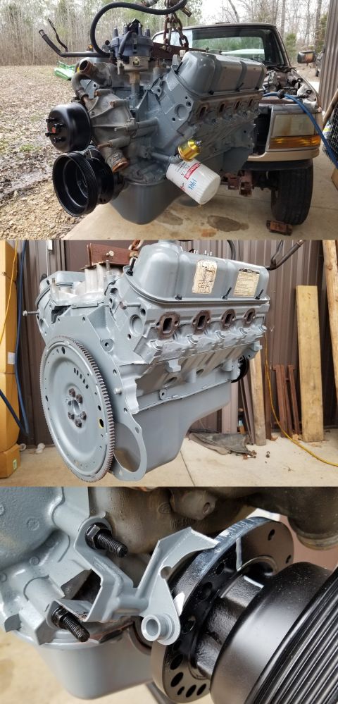 1993 Ford F-250 - I also pulled the valve covers (their gaskets are the Mahle VS50203 reusable type) and harmonic balancer for cleaning & pre-painting. After…