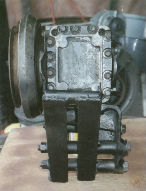1980 Ford Bronco - Kept changing spacer size until everything lined up, then cut and welded in final measurement.