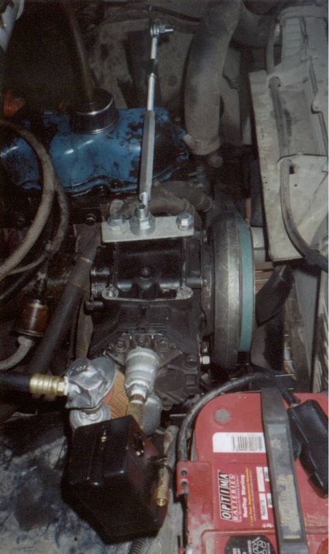 1980 Ford Bronco - Not done yet, but you can see the alignment and tensioning system