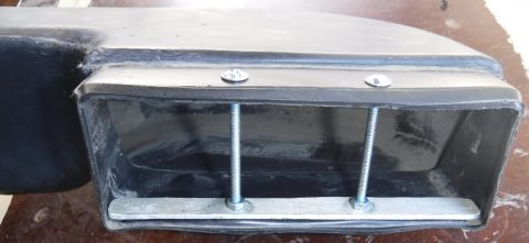1992 Ford Bronco - New and improved intake snorkel outlet end.