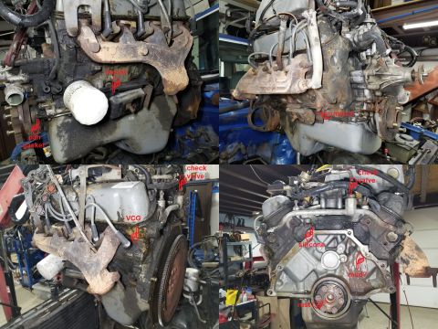 1989 Ford Bronco - We already knew the engine mounts were broken, and that the pan gasket needed replacement, and that the valve cover gaskets had problems. B…