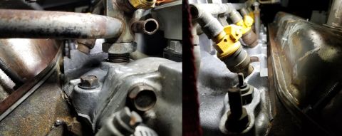 1989 Ford Bronco - Intake manifold gasket details