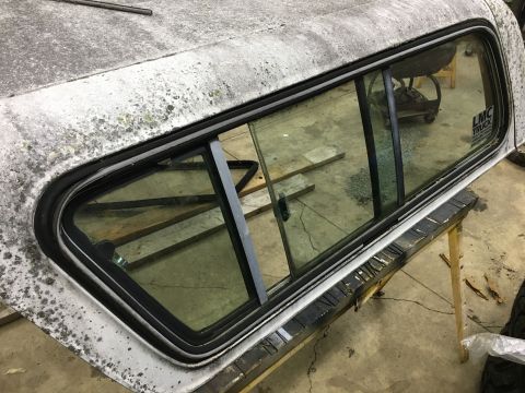 1979 Ford Bronco - Got a deal on a top for Tex has the sliding windows but they need rebuilt.