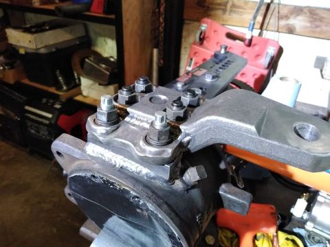 1985 Toyota Hilux - This image shows a close-up of a vehicle's suspension part, not a complete vehicle.