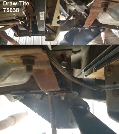 1995 Ford F-150 - I don't remember how this Draw-Tite 75038 ended up in my junkpile, but it fits. A Curt 13310 might be better, and it's made in USA.