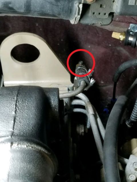 1996 Ford Bronco - 20200227 - The adjustable screw to adjust PSI for the turbo.
