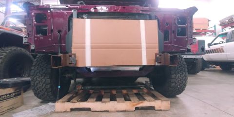 1996 Ford Bronco - 20200302 - Intercooler is mounted.