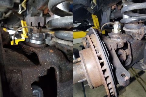 1989 Ford Bronco - Right camber cam in IF THE IMAGE IS TOO SMALL, click it.