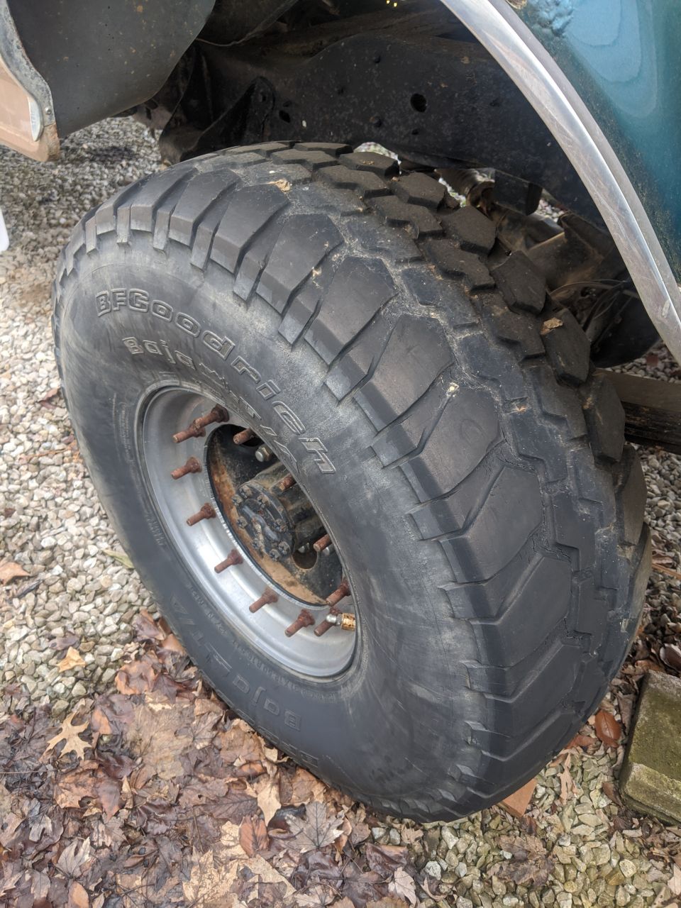 BFGoodrich Baja T/A tire on a vehicle