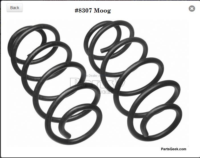 Moog Rear heavy duty springs.