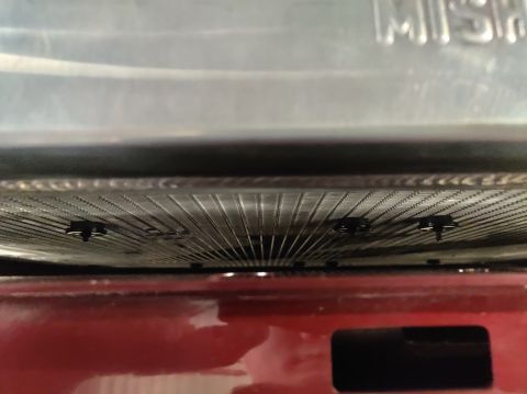 1996 Ford Bronco - 20200320 - FF Dynamics Fan is mounted with clips that push through the radiator fins and are secured on the opposite side of the radiator.