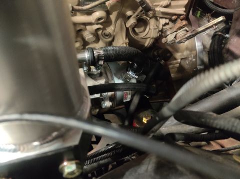 1996 Ford Bronco - 20200320 - Power steering lines have been run.