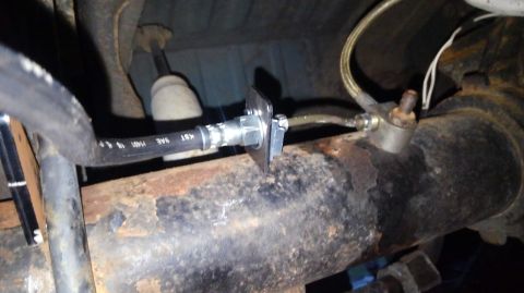 1996 Ford Bronco - the kit comes with a pair of hoses and pair of weld-on tabs to mount the hoses. with the hose installed on the caliper, you can determine h…