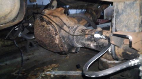 1996 Ford Bronco - the passenger side installed about the same. i picked up a 40" long 3/16 brake line with both 3/8 fittings on both ends. i bent it by hand…