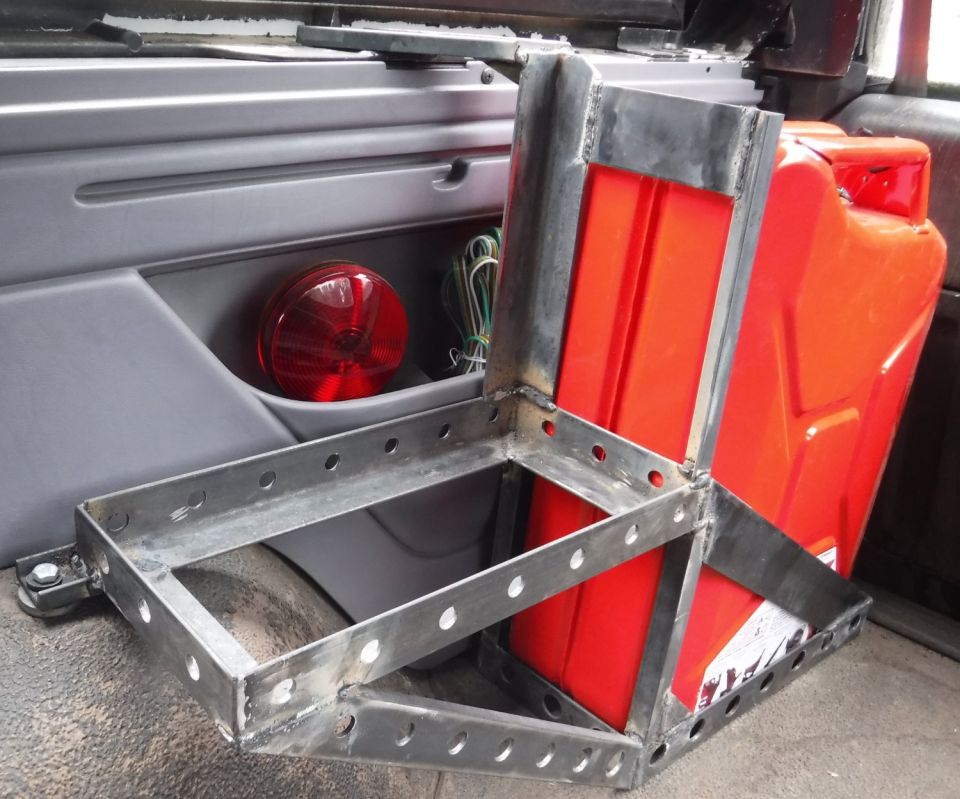Bed rail mount added for 3 anchor points.