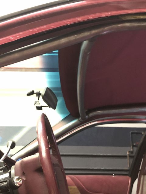 1992 Ford Crown Victoria - Custom roll cage installed inside a vehicle's interior.