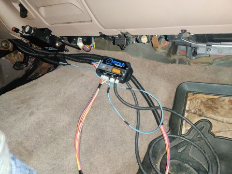 1996 Ford Bronco - 20200403 - Transmission controller is going in. Confirmed wiring to enable the overdrive toggle on the shift lever. Everything should be go…