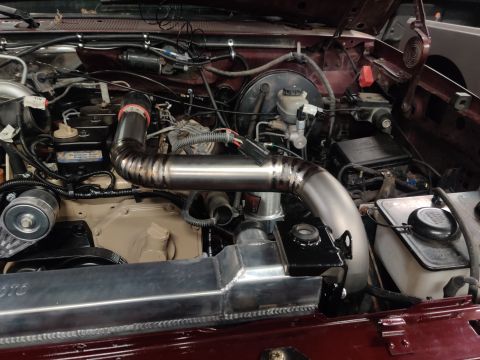 1996 Ford Bronco - 20200403 - One of two charge pipes (not including any intake piping) is finished.