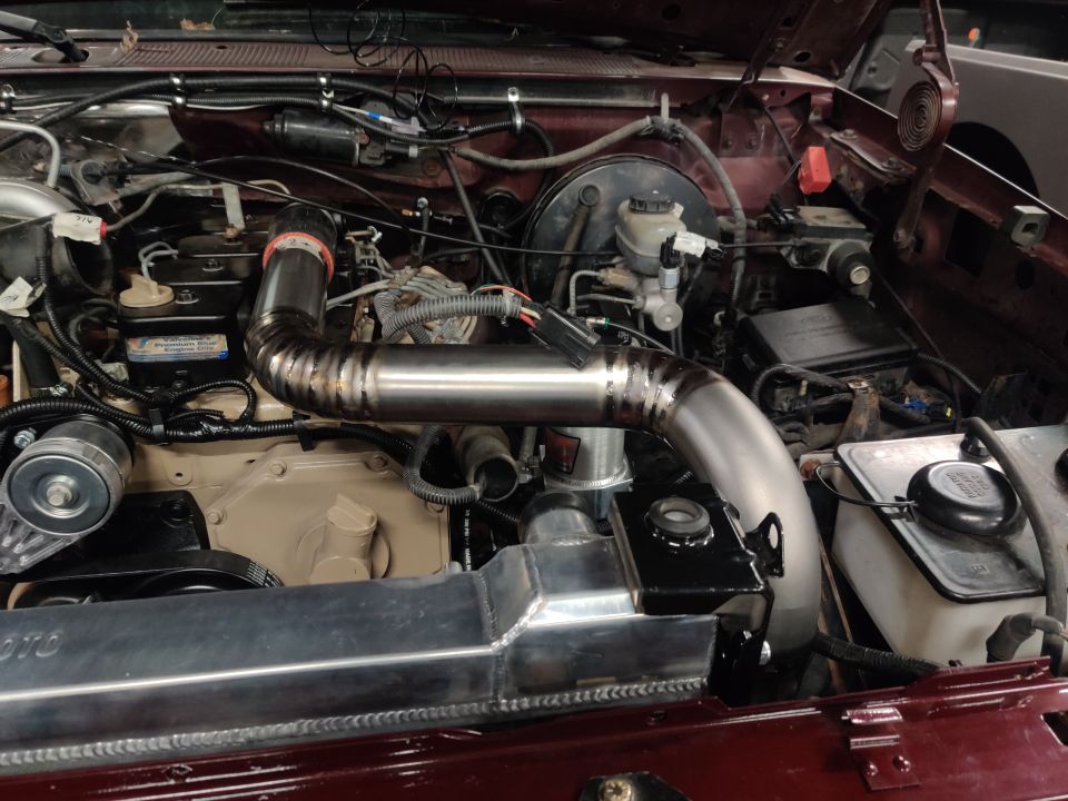 20200403 - One of two charge pipes (not including any intake piping) is finished.
