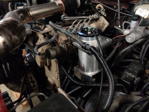 1996 Ford Bronco - 20200410 - Fuel Shutoff Solenoid wired up with an 80amp relay.