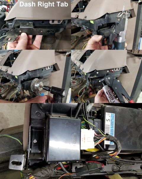 1993 Ford F-250 - Per [url=https://www.supermotors.net/registry/2742/76849-2]this TSB , I removed the plastic tab from the dash and attached the revised meta…