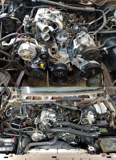 1993 Ford F-250 - It put up a good fight, but eventually, I got it running smoothly. The ECT was bad, causing a rich mixture. And I forgot to plug in the TPS…
