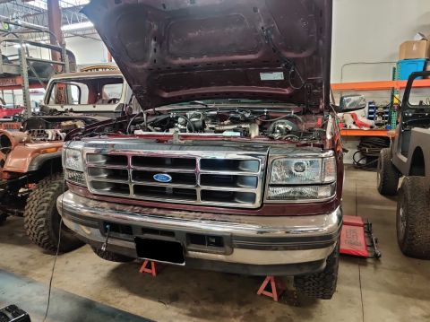 1996 Ford Bronco - 20200429 - Front end is together now. Waiting on a few odds and ends.