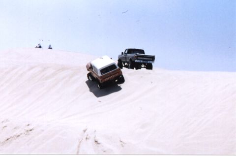 2000 Ford F-450 - Carlos was in Petersen's 4 Wheel & Offroad April 2004, page 32 doing the same thing.