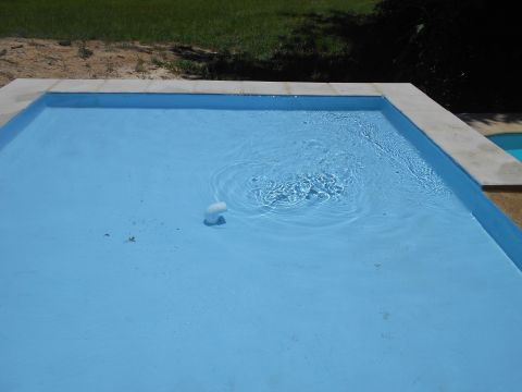 1992 Ford Bronco - A swimming pool with a white pool cleaner visible in the water, with a Supermotors.net watermark at the bottom right.