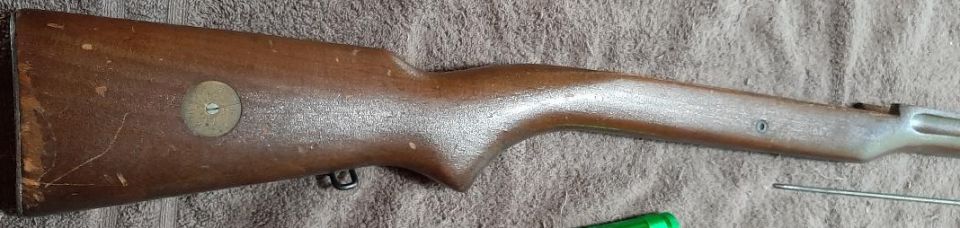 Wooden rifle stock