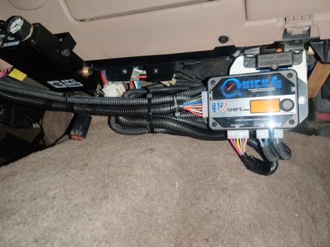 1996 Ford Bronco - 20200515 - Transmission controller is mounted with a bracket that mounts to the OBDII port location.