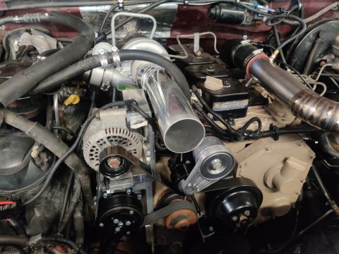 1996 Ford Bronco - 20200515 - Mocked the intake out of titanium